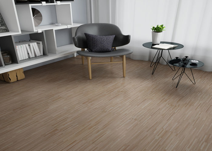 Comemrcial Water Proofed LVT Vinyl Floor With Wear Layer Protection